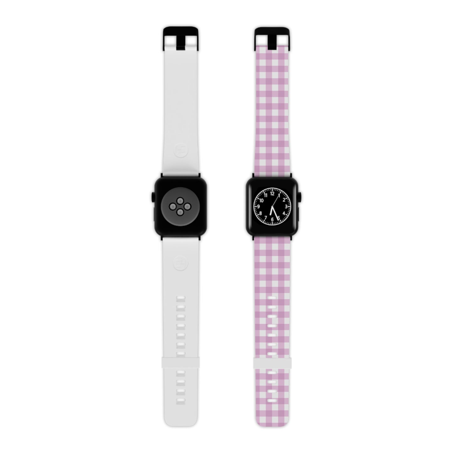 Pink Gingham Apple Watch Band