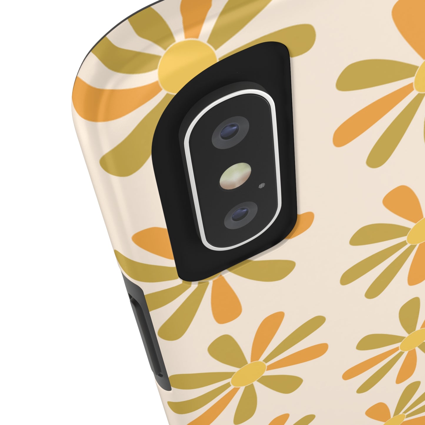 Retro Yellow Floral Phone Case