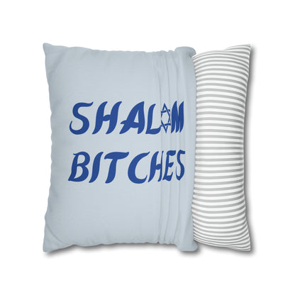"Shalom Bitches" Hanukkah Pillow Cover