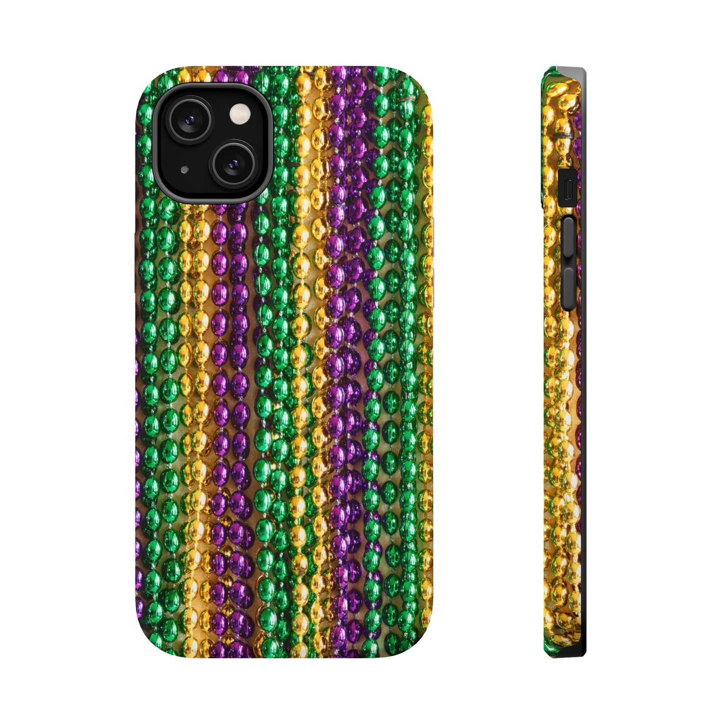 Mardi Gras Bead Print MagSafe Tough Case for iPhone