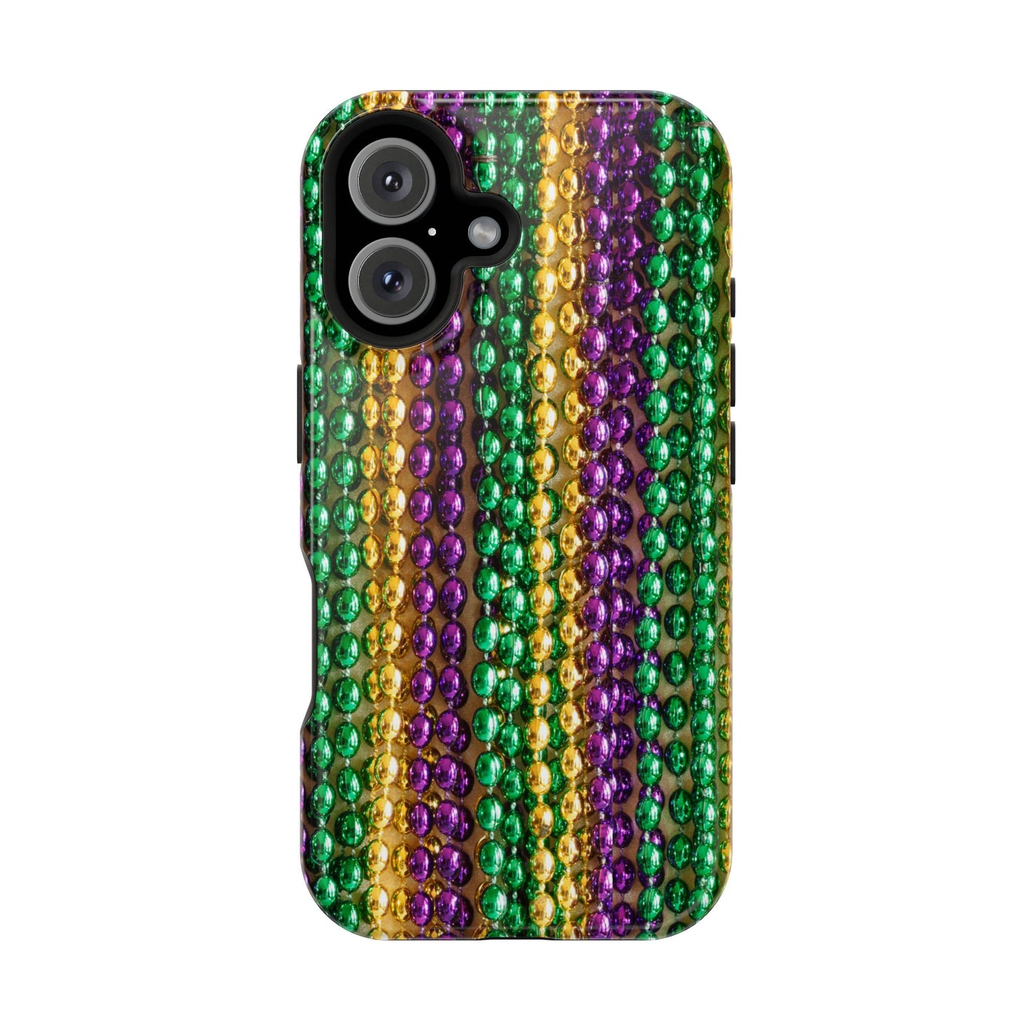 Mardi Gras Bead Print MagSafe Tough Case for iPhone