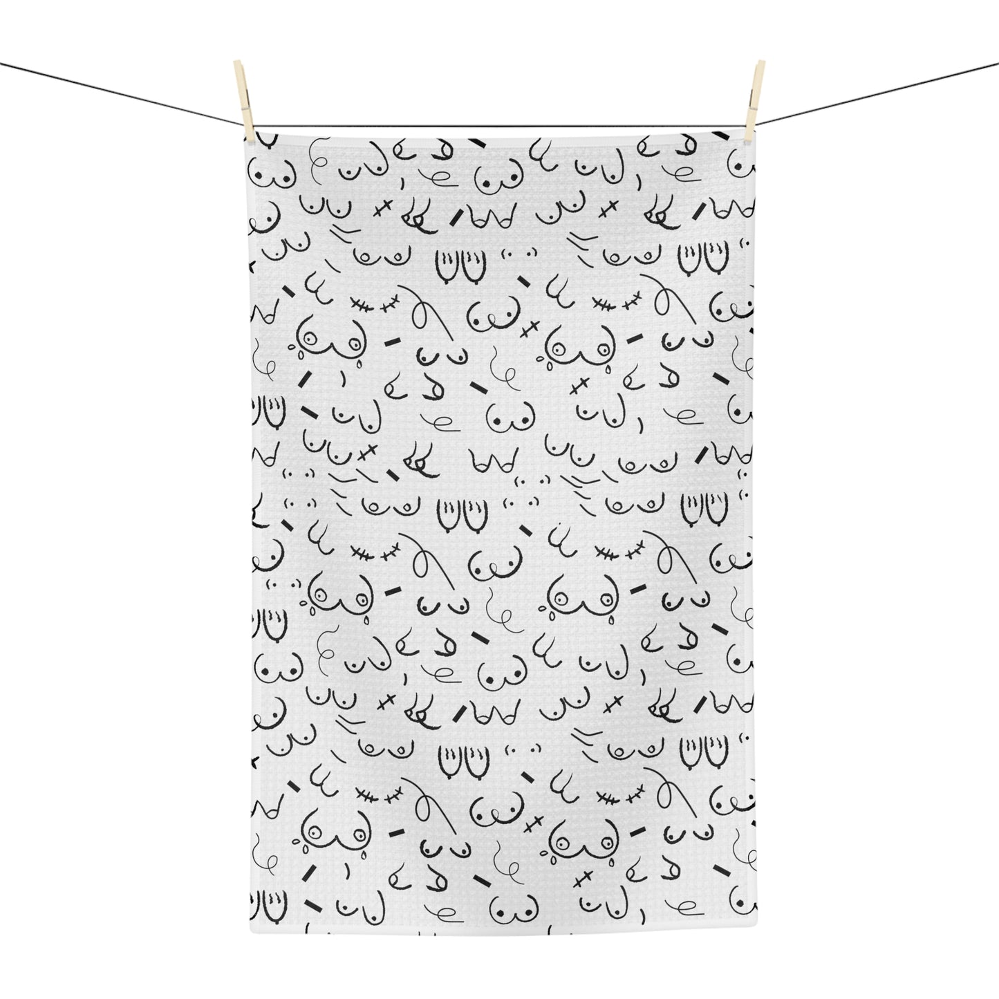 Boobie Pattern print Breastfeeding Towel or burp cloth for breastfeeding moms and babies