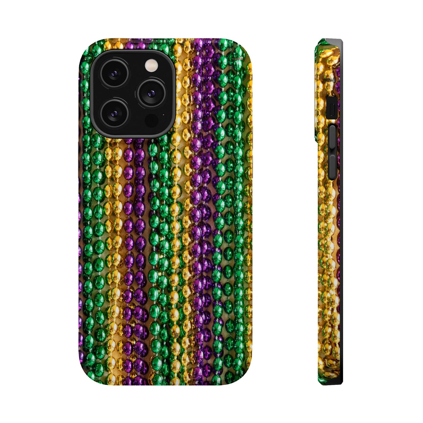 Mardi Gras Bead Print MagSafe Tough Case for iPhone