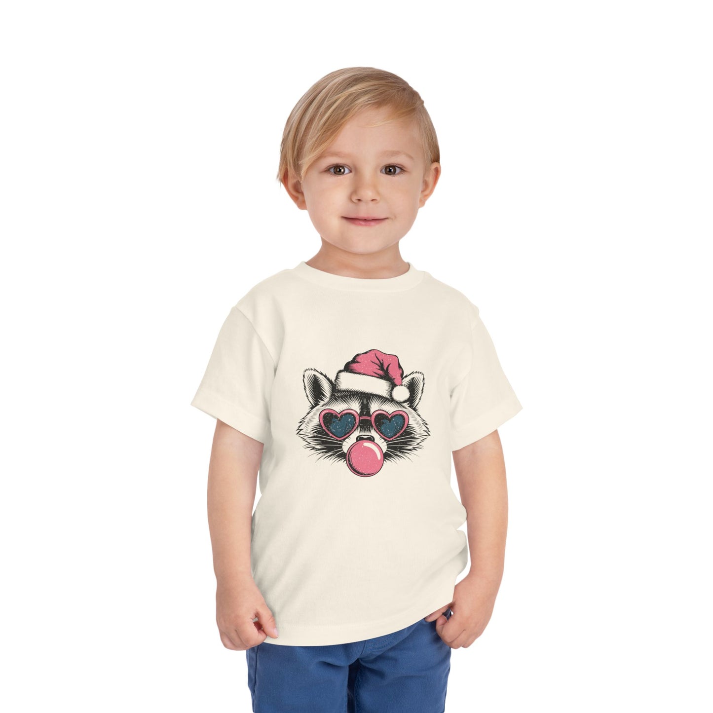 Christmas Racoon - Toddler Christmas T-Shirt