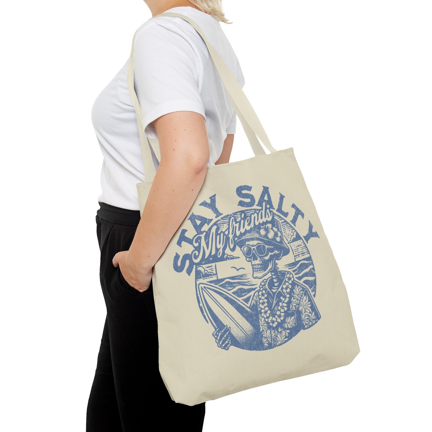 "Stay Salty, My Friends" - Beach Tote Bag