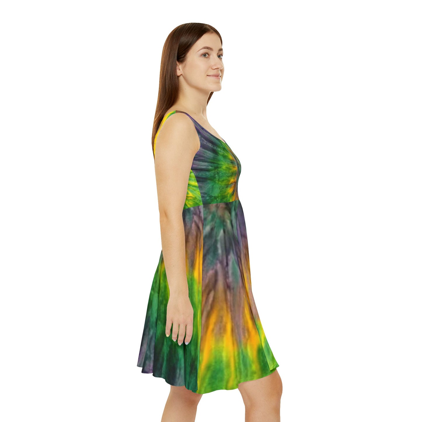 Tie Dye Mardi Gras Dress for Women