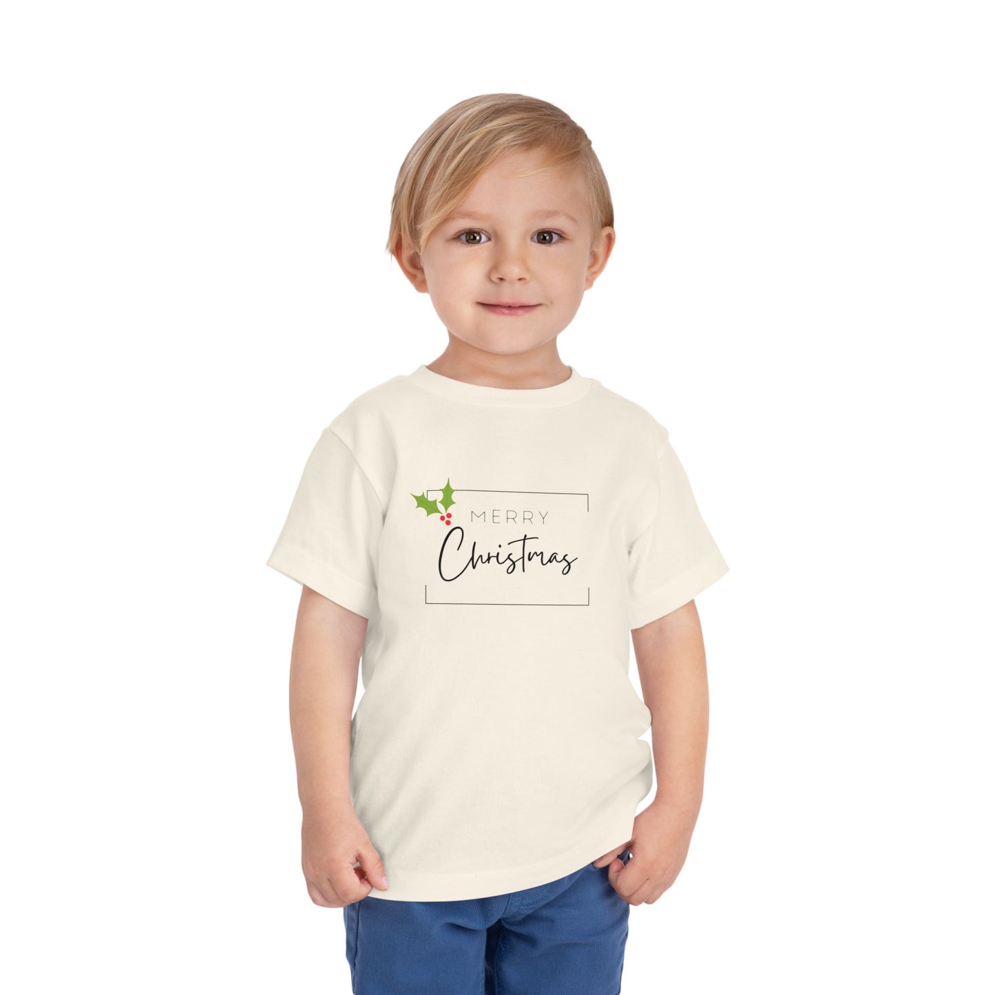 "Merry Christmas" - Toddler Christmas T-Shirt