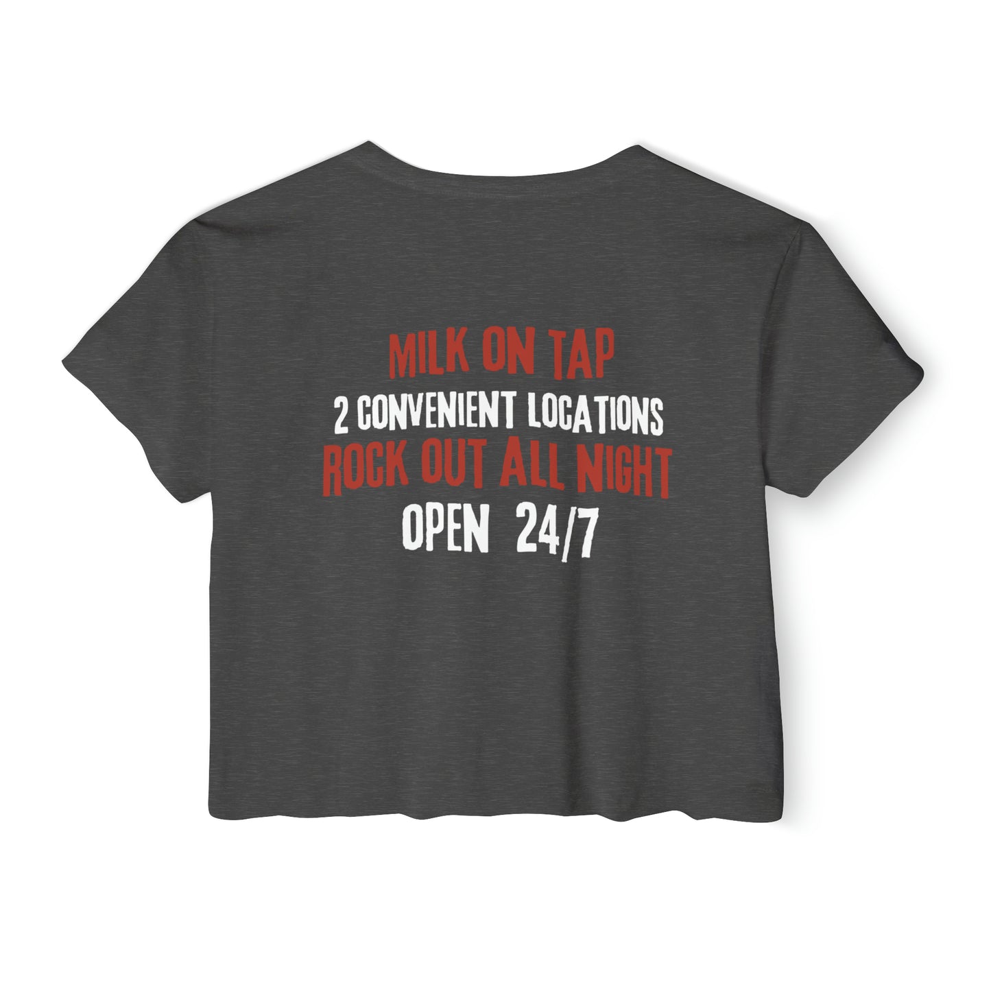 "House of Boobs" Breastfeeding Cropped Tee