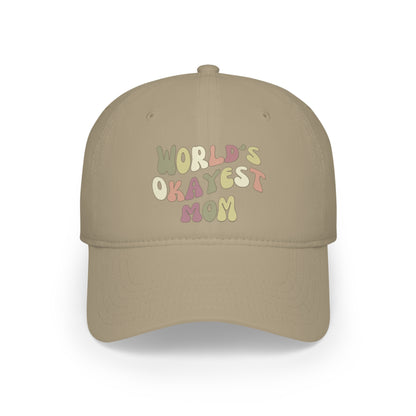 "World's Okayest Mom" Hat