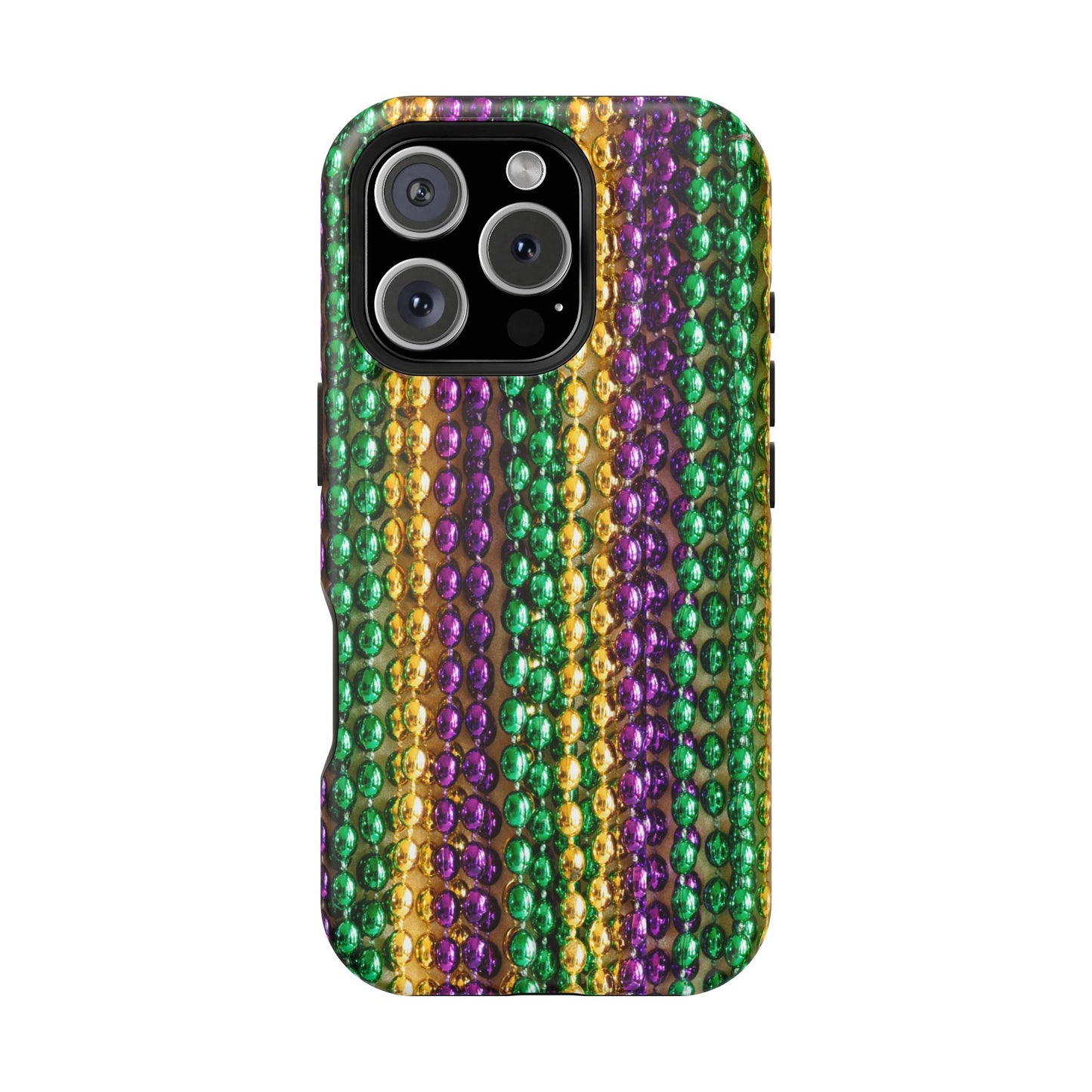 Mardi Gras Bead Print MagSafe Tough Case for iPhone