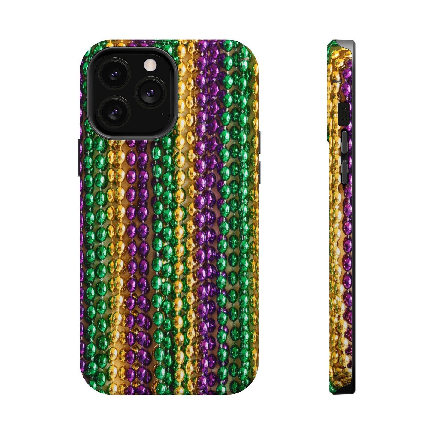 Mardi Gras Bead Print MagSafe Tough Case for iPhone
