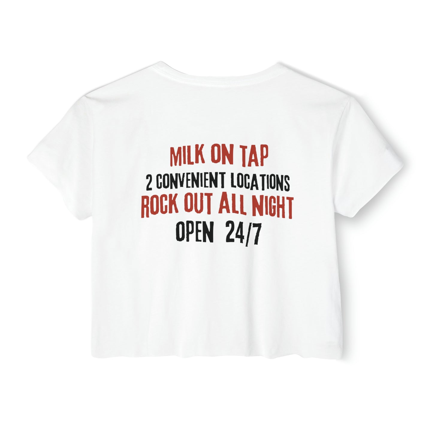 "House of Boobs" Breastfeeding Cropped Tee