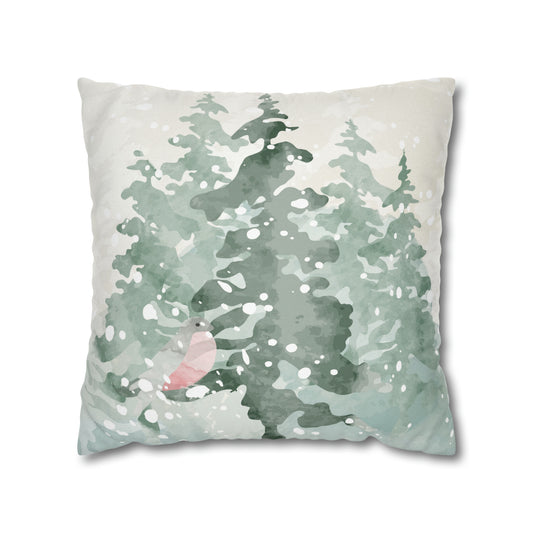 Winter Woods Christmas Pillow Cover