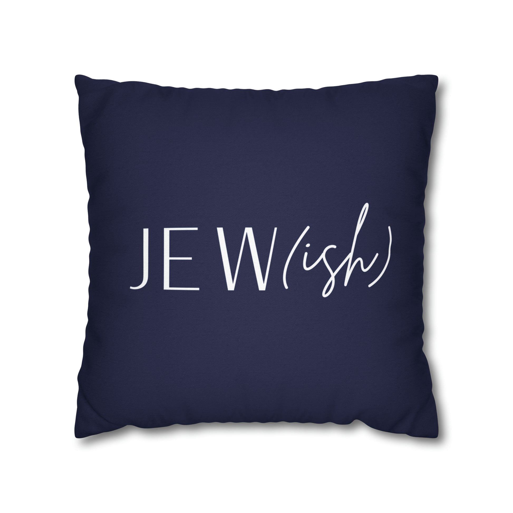 "Jew(ish)" funny hanukkah couch pillow