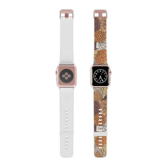 Neutral Floral Apple Watch Band