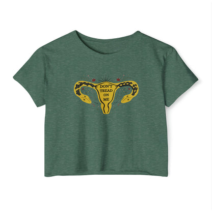 "Don't Tread on Me" Women's Rights Crop Top