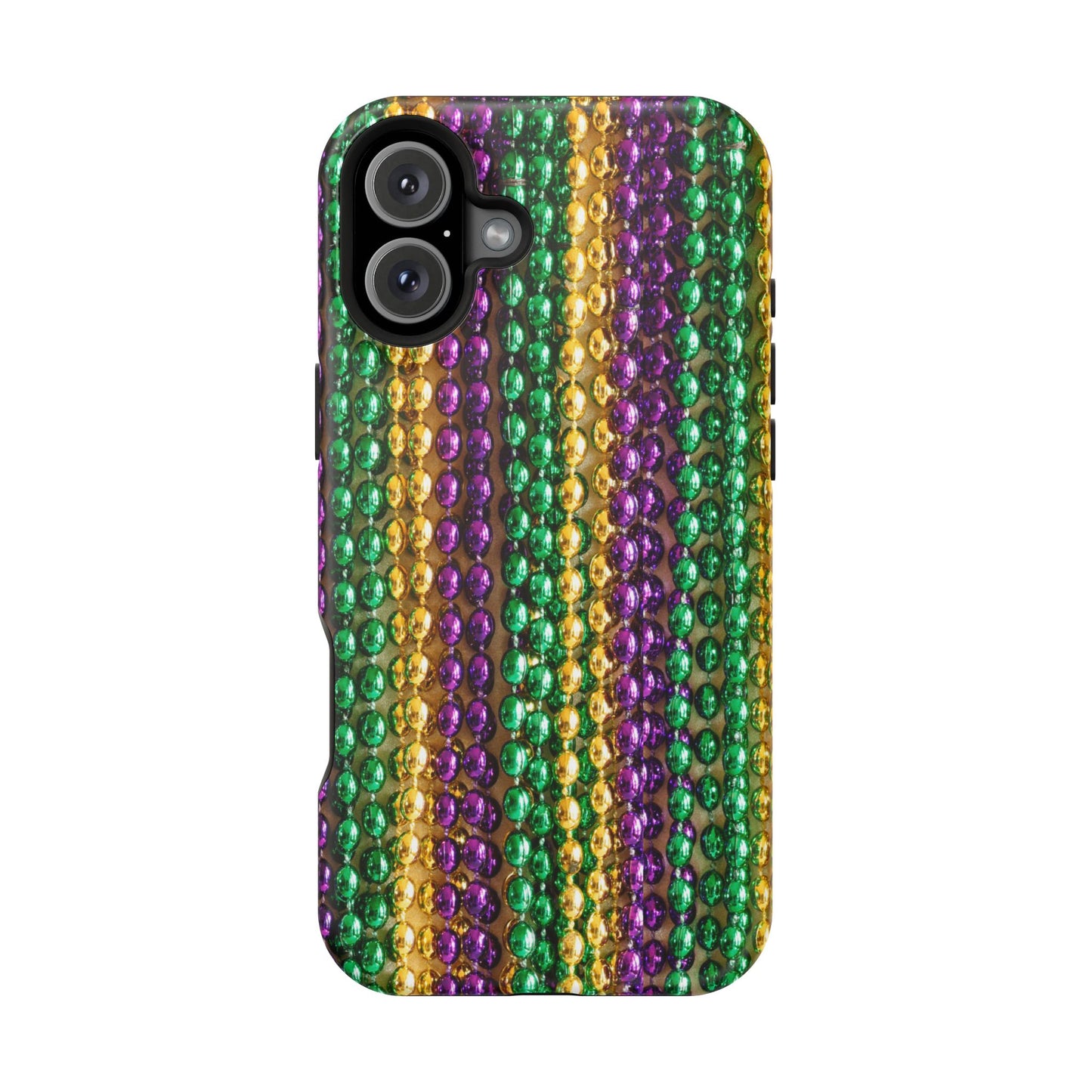 Mardi Gras Bead Print MagSafe Tough Case for iPhone