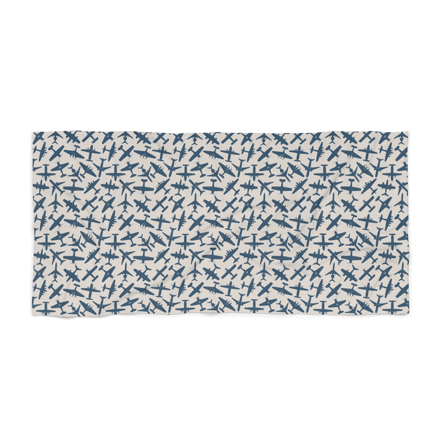 aviation merchandise, airplane patterned beach towel 1