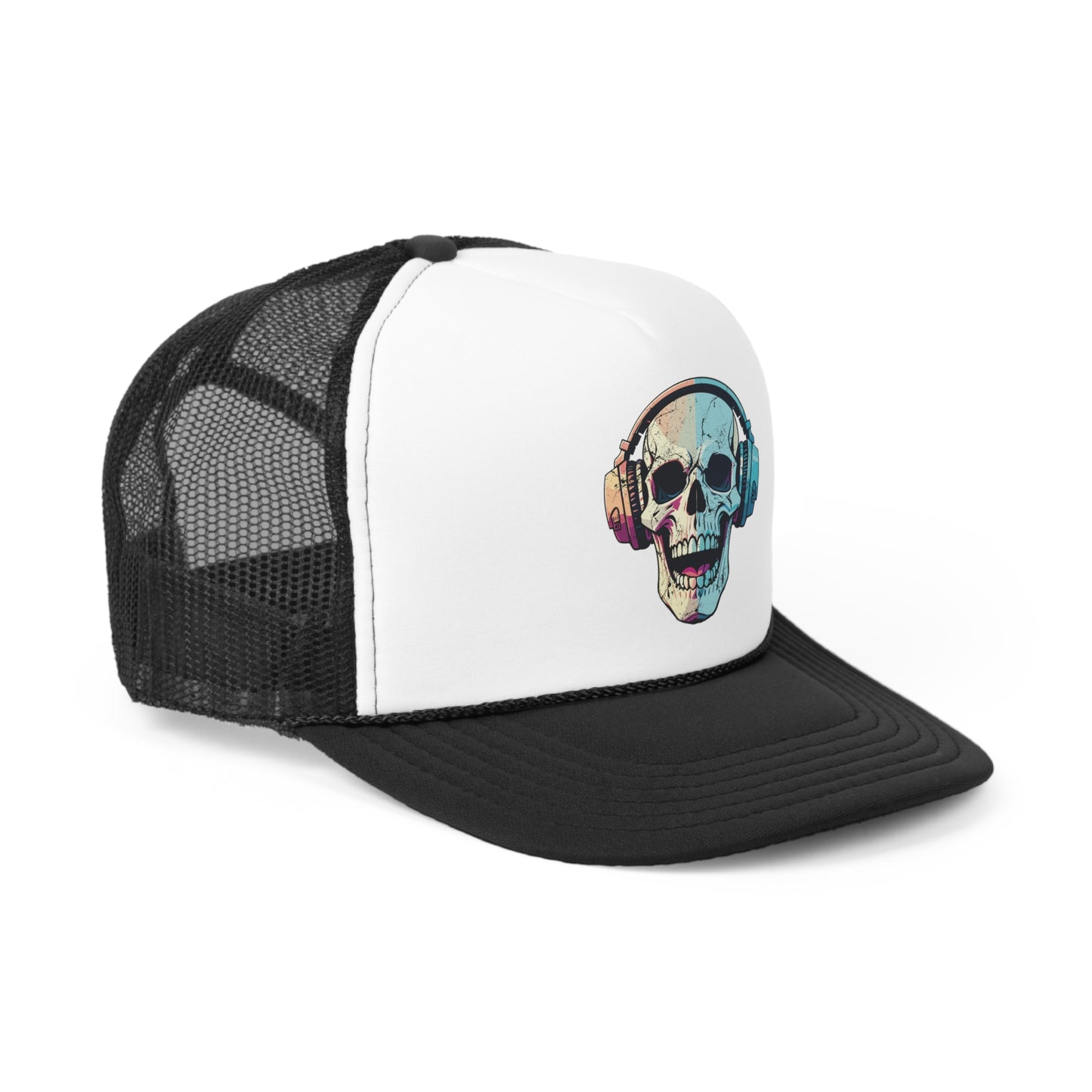 Audio Skeleton Halloween Trucker Hat