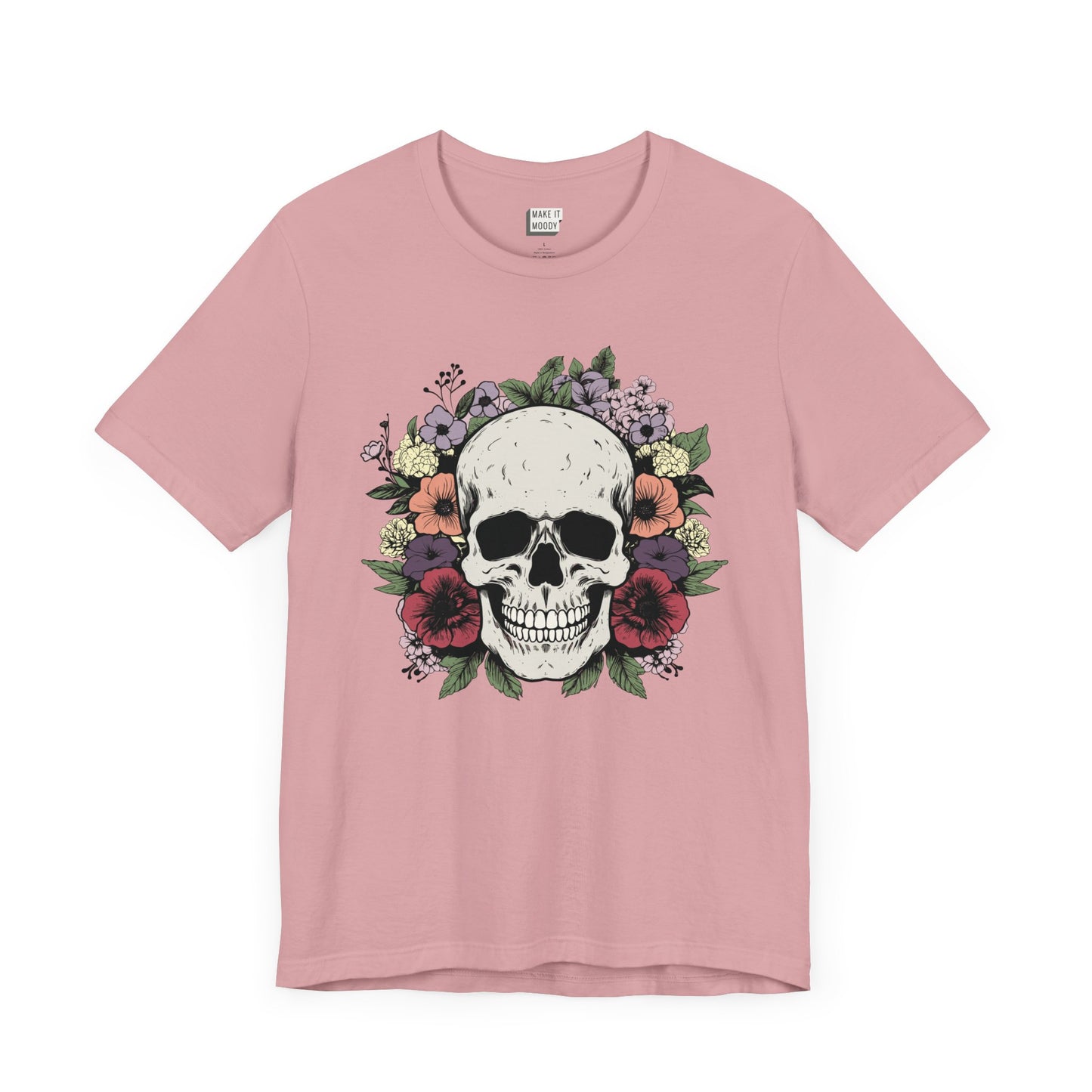 Flower Skull Halloween Tee