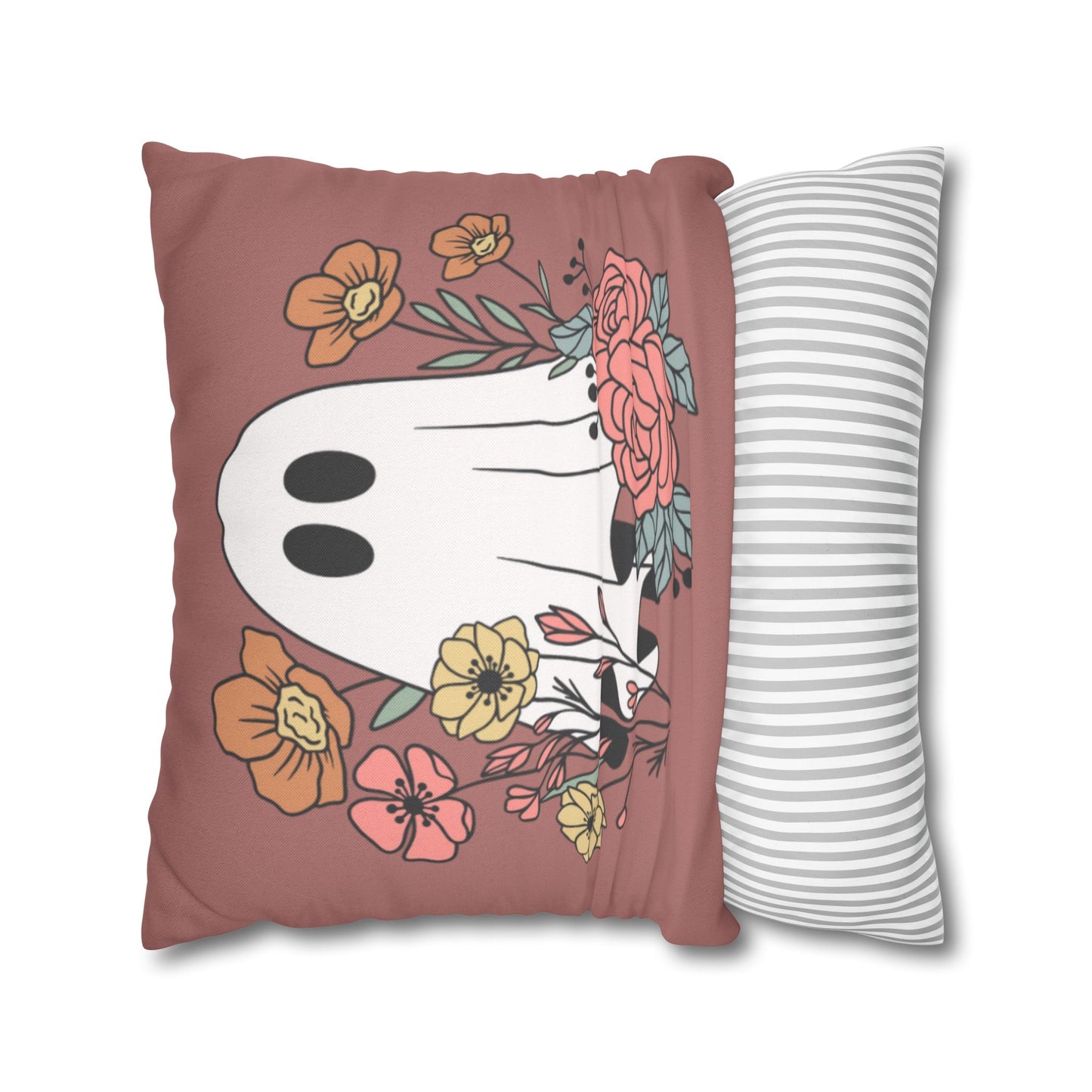 Garden Ghost - Halloween Pillow Cover