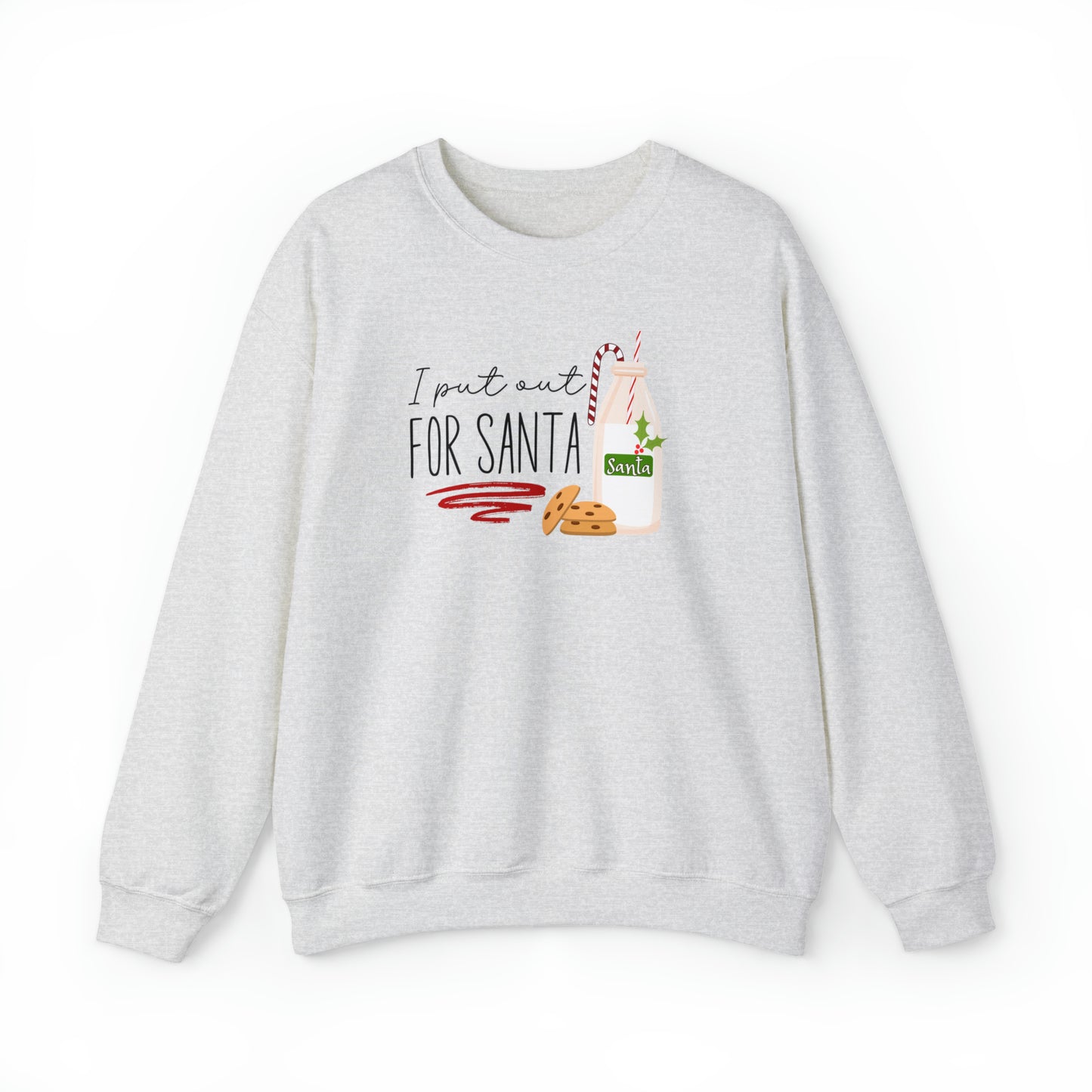 "I Put Out for Santa" Christmas Crewneck Sweatshirt