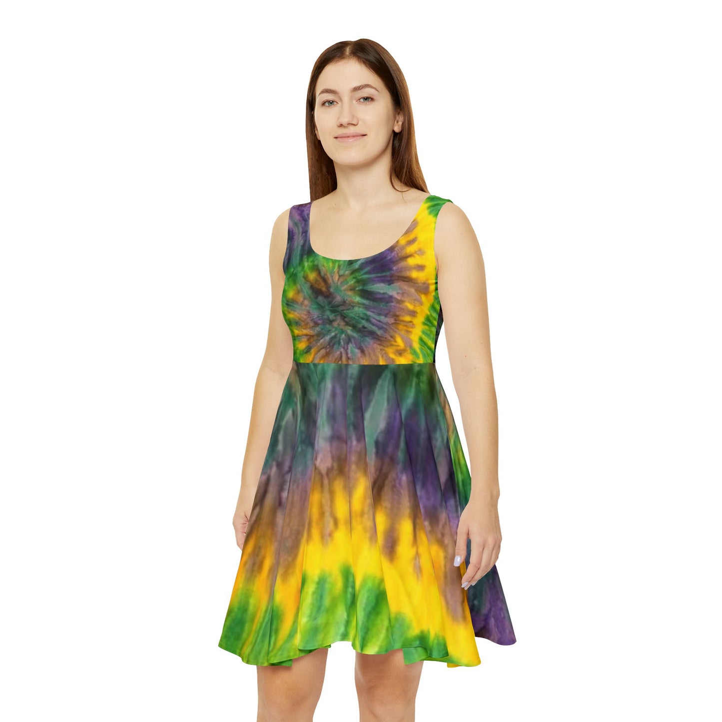 Tie Dye Mardi Gras Dress for Women