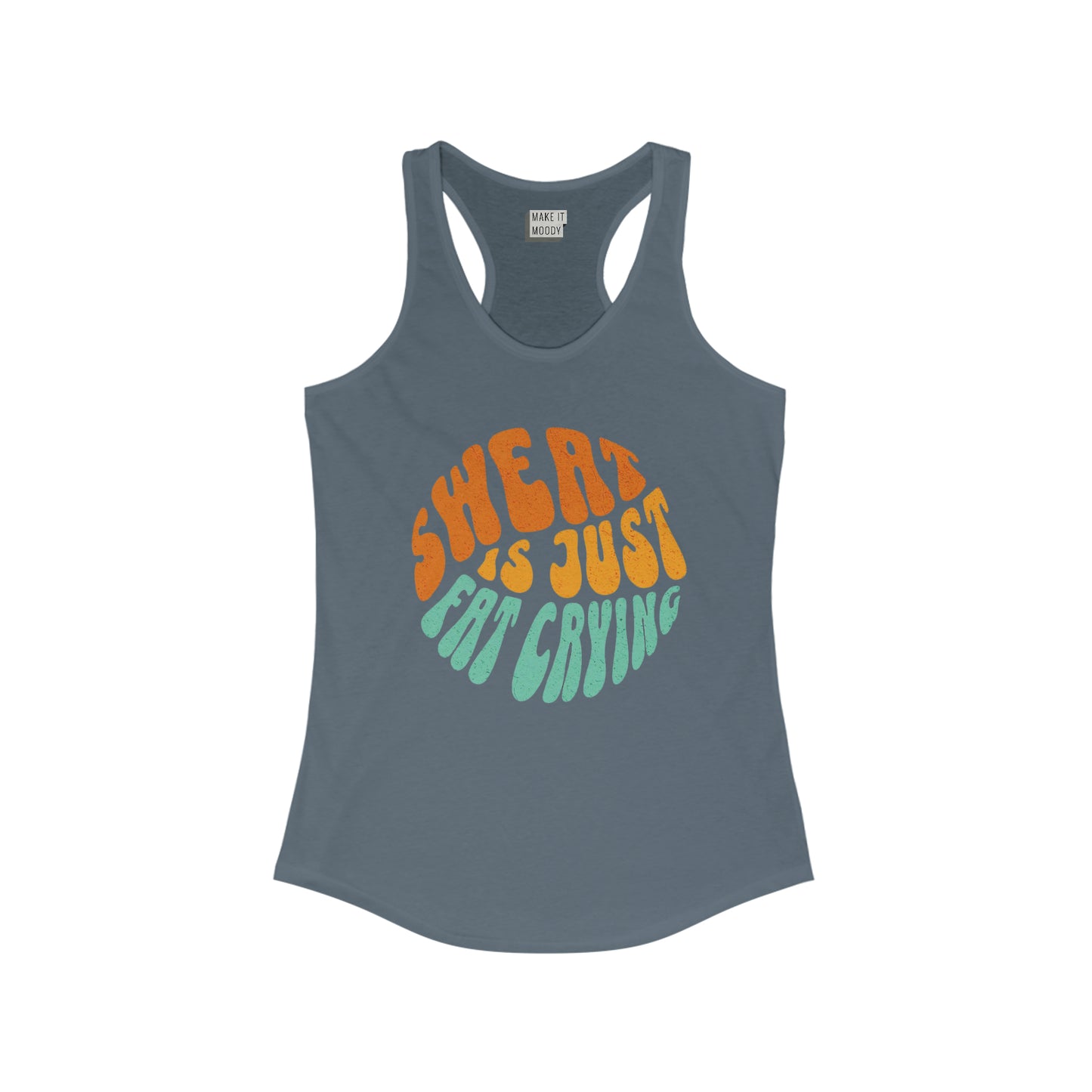 "Sweat Is Just Fat Crying" Gym Tank