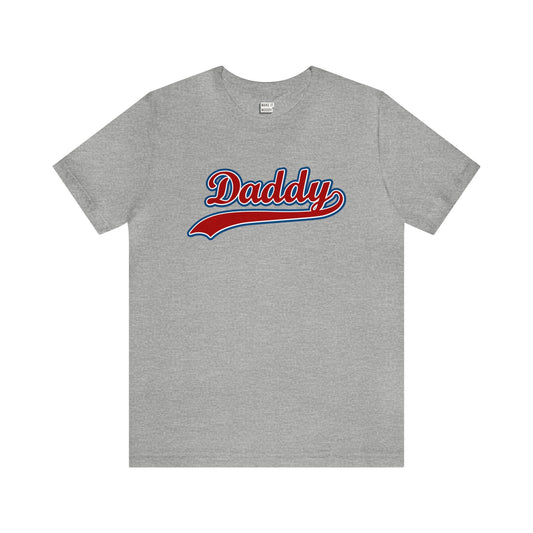 "Daddy" Baseball Dad Tee