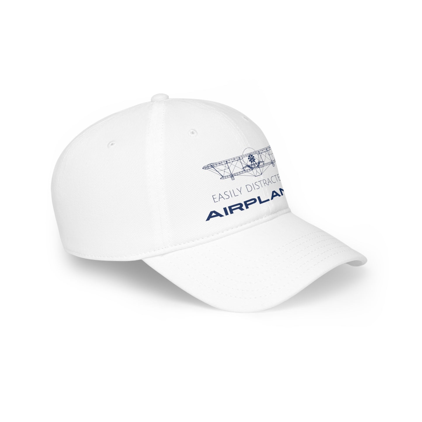 "Easily Distracted By Airplanes" Aviation Hat