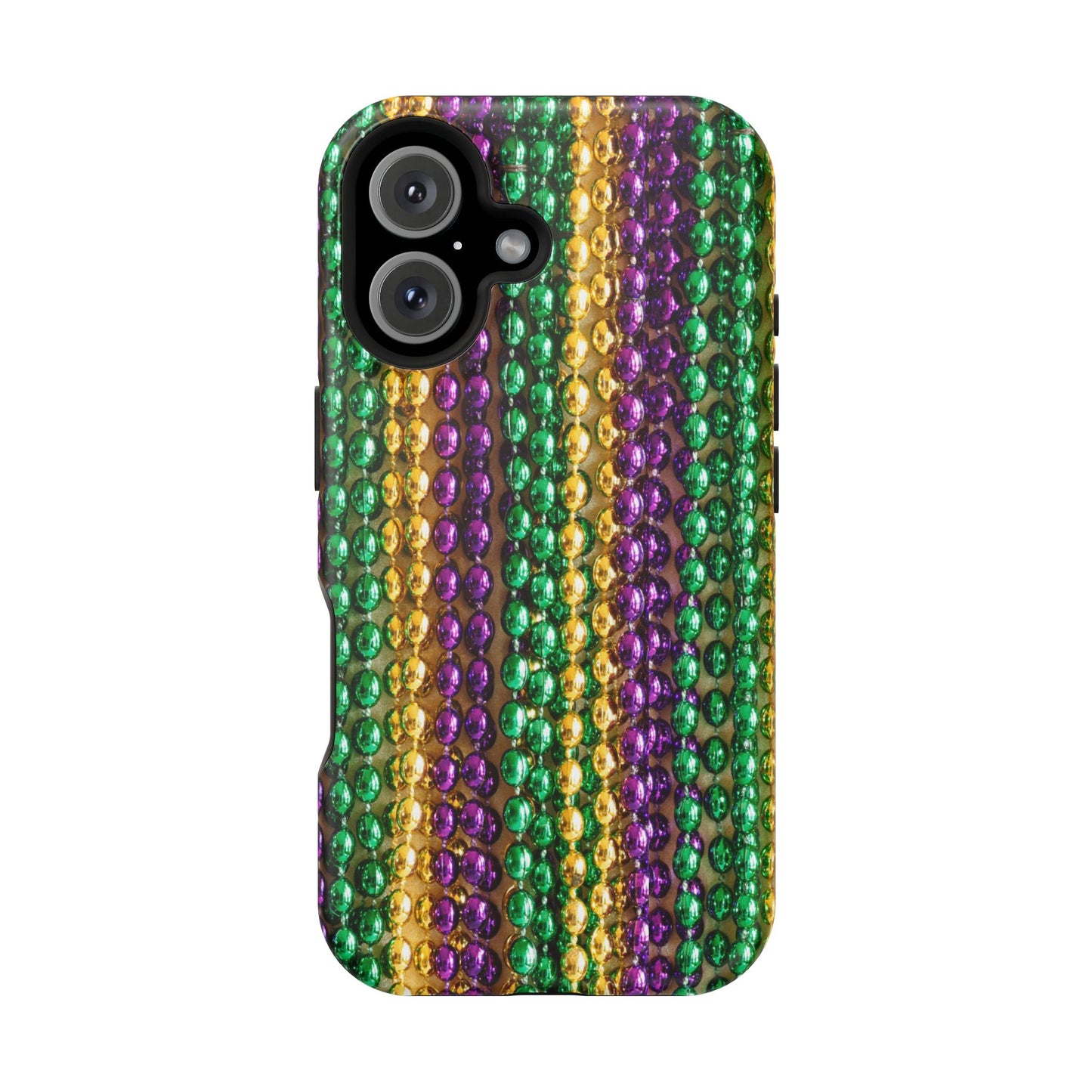 Mardi Gras Bead Print MagSafe Tough Case for iPhone