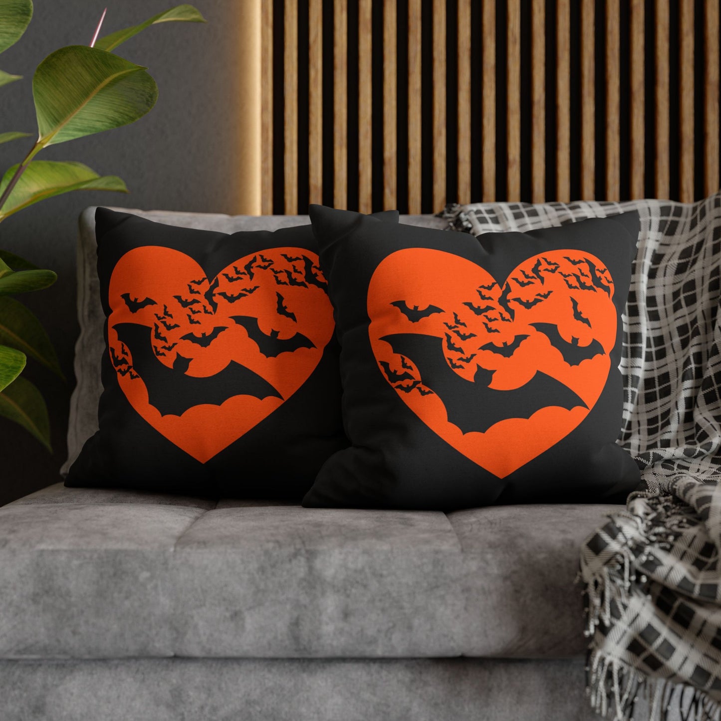 I <3 bats - Halloween Pillow Cover
