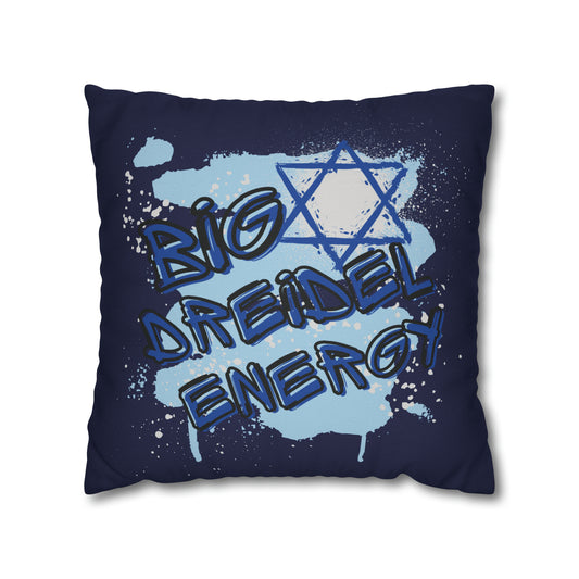 "Big Dreidel Energy" Hanukkah Pillow Cover