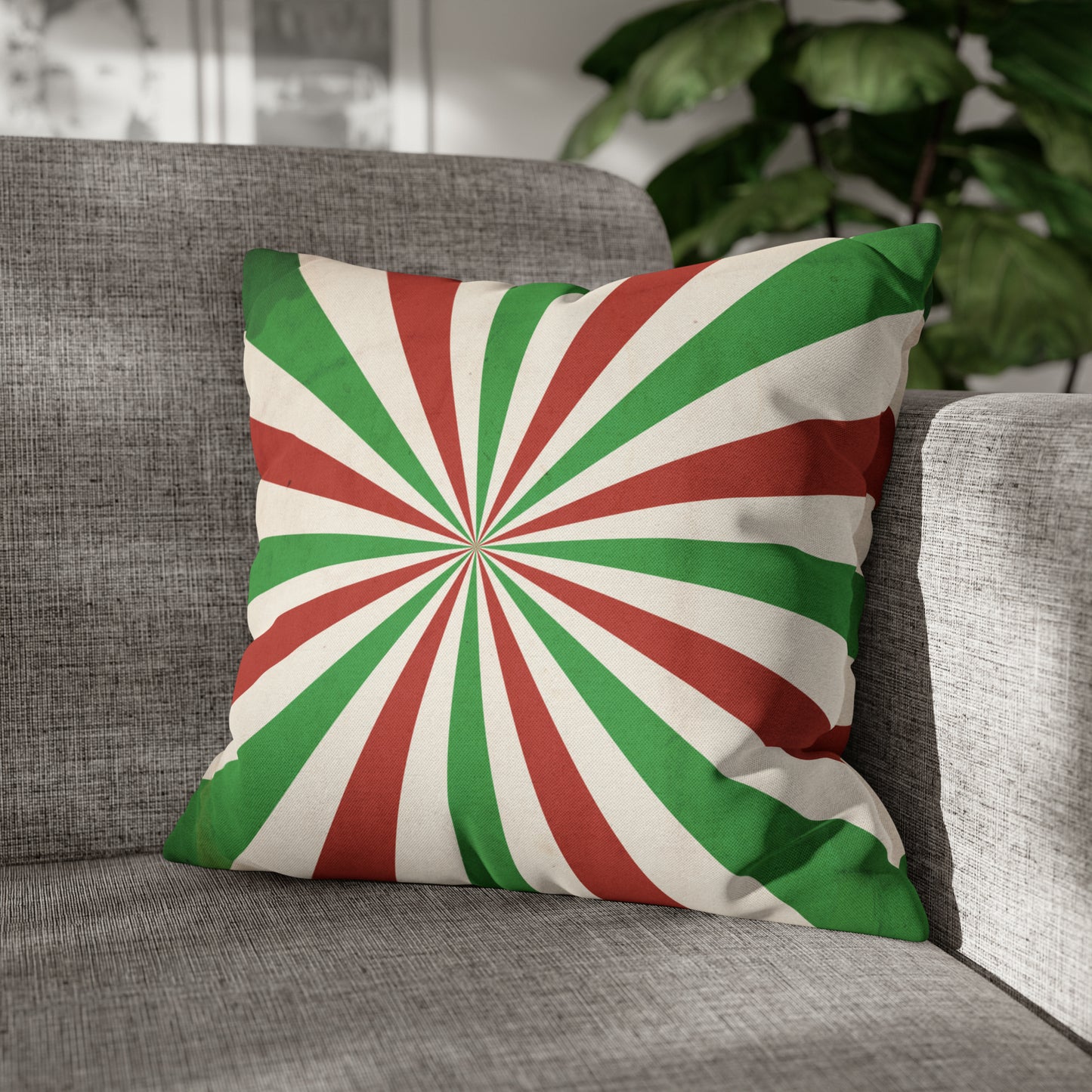 Vintage Circus Christmas Pillow Cover