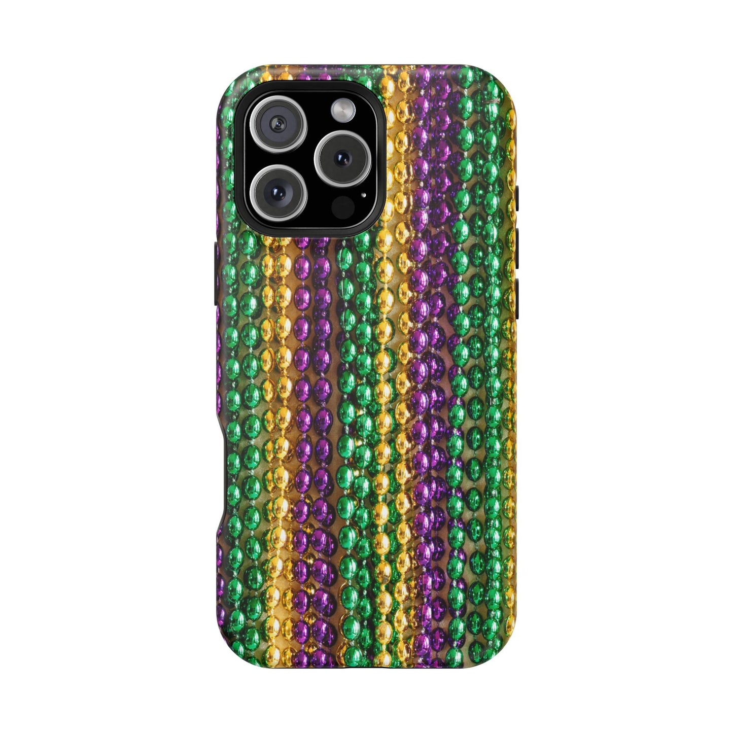 Mardi Gras Bead Print MagSafe Tough Case for iPhone