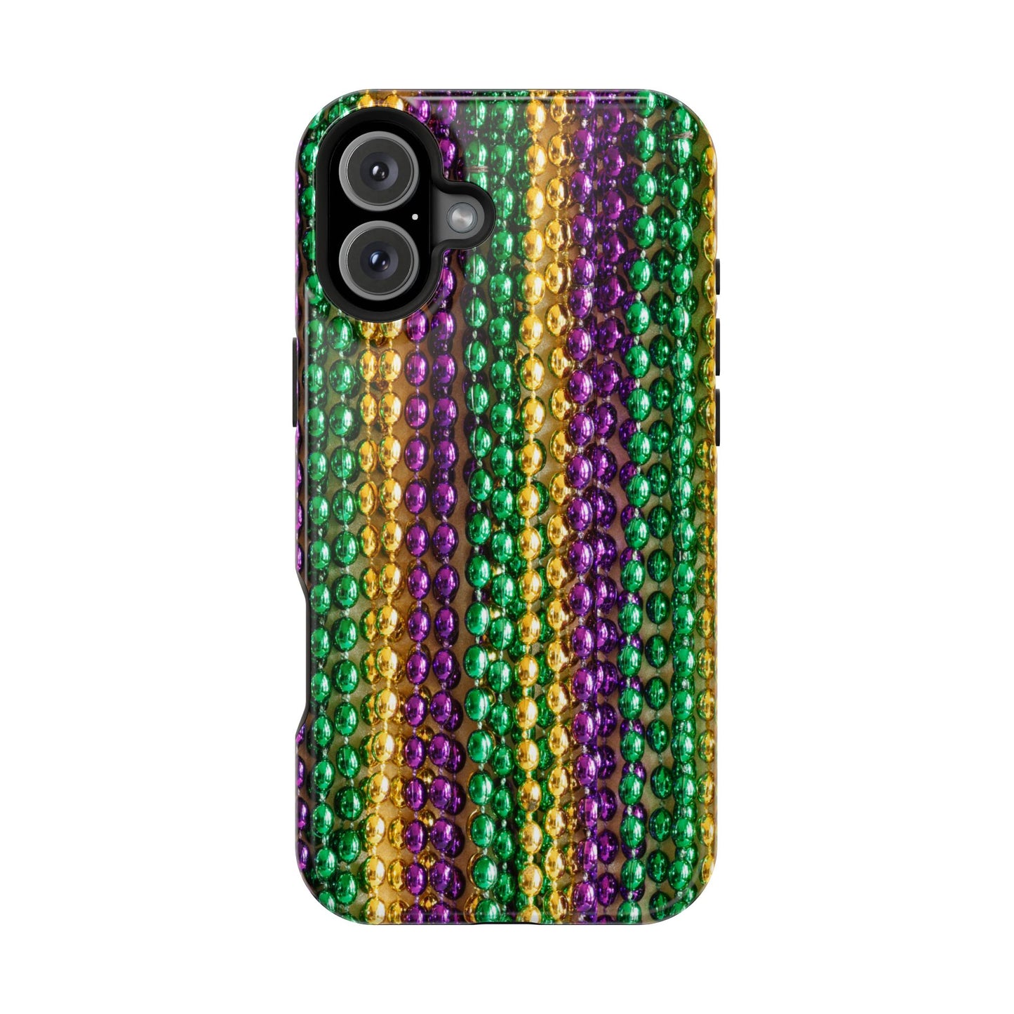 Mardi Gras Bead Print MagSafe Tough Case for iPhone