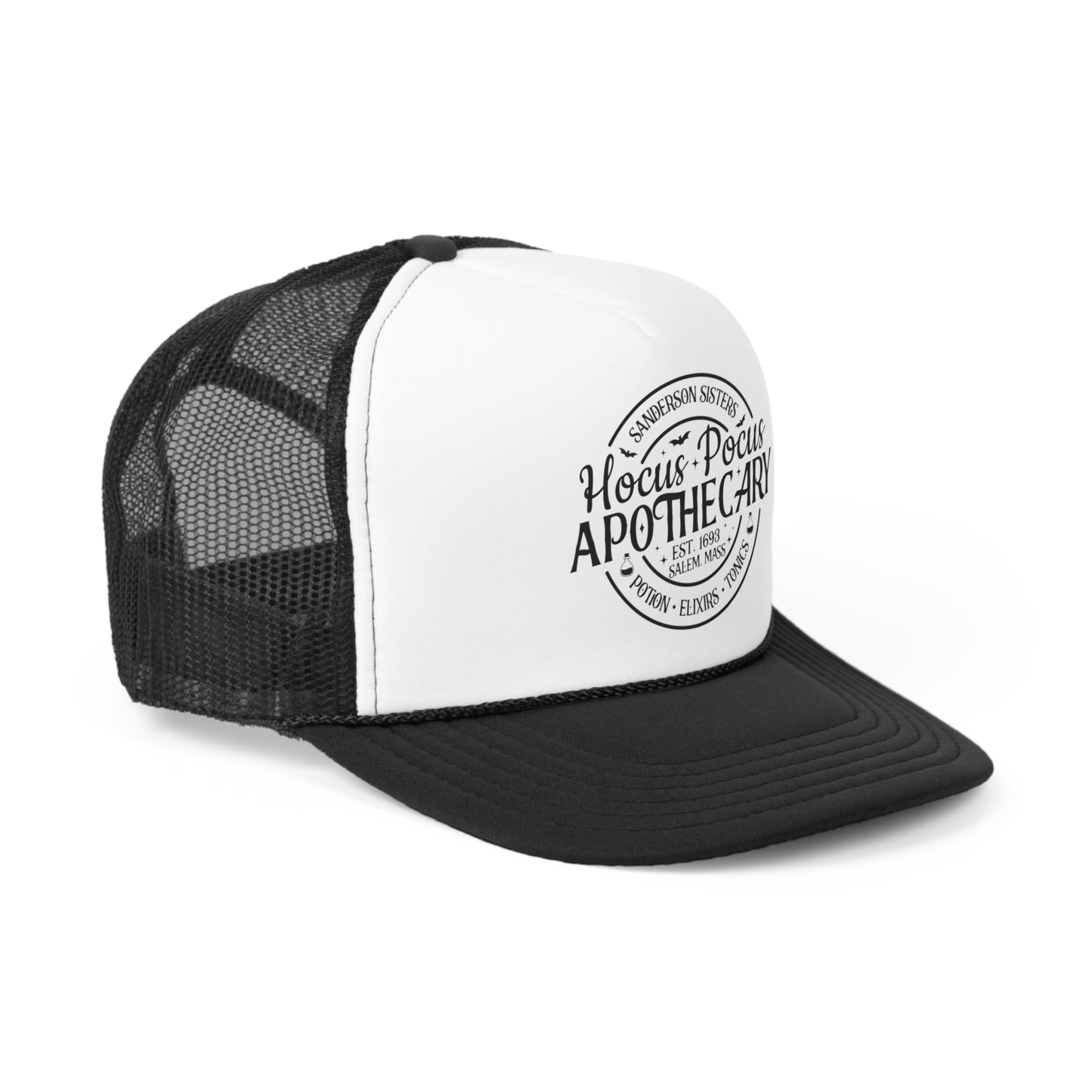 Hocus Pocus Apothecary Halloween Trucker Hat