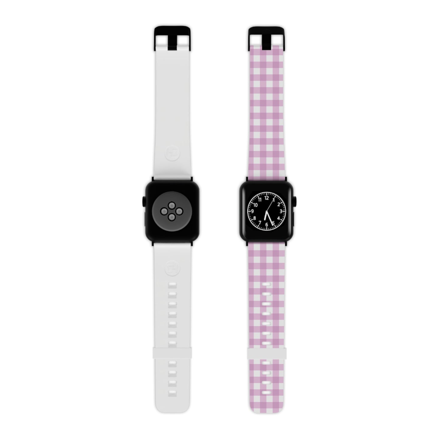Pink Gingham Apple Watch Band
