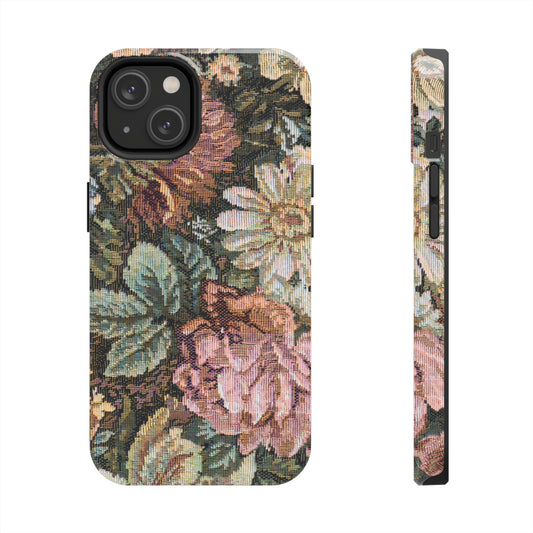 elegant victorian floral phone case