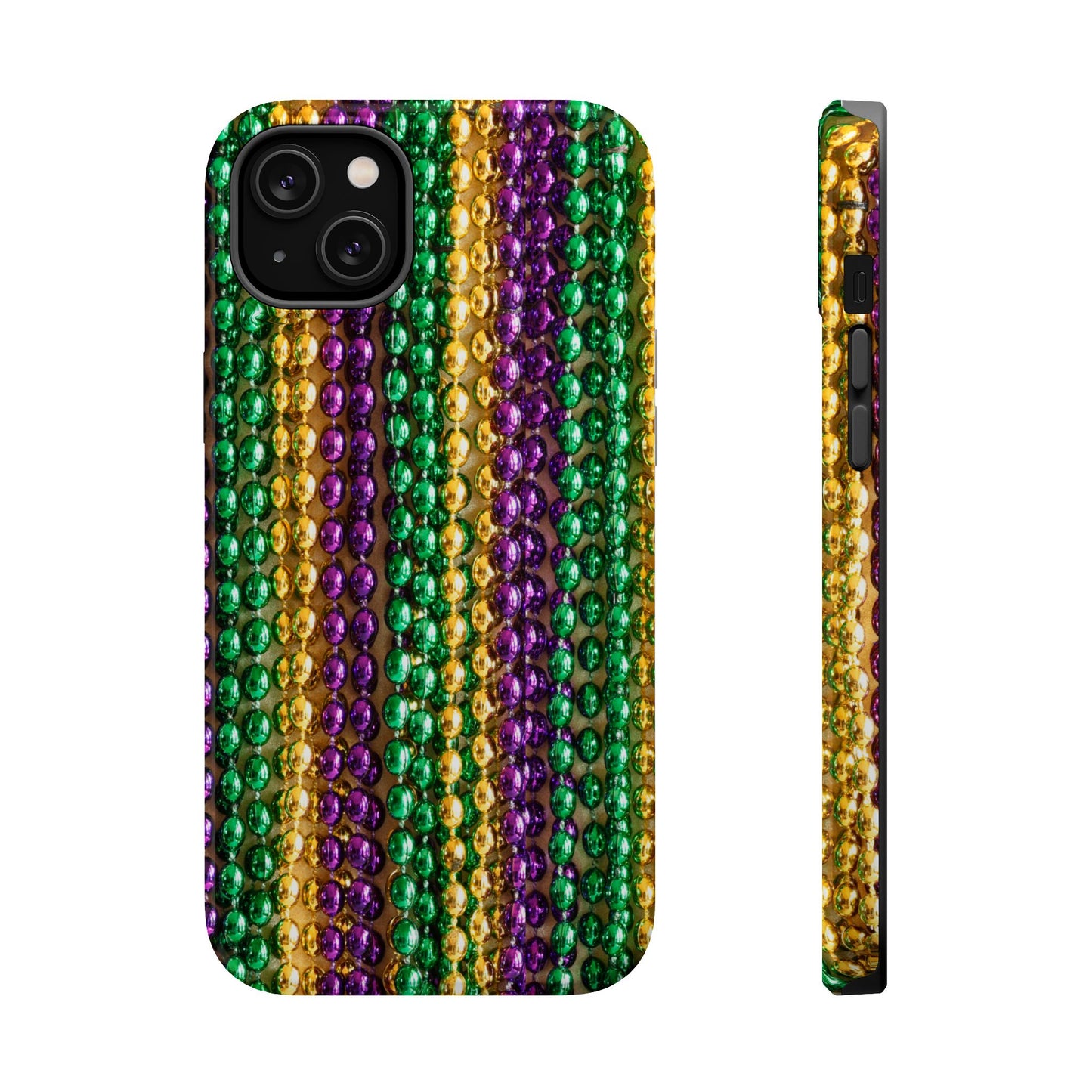 Mardi Gras Bead Print MagSafe Tough Case for iPhone