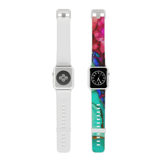 alcohol ink apple watch band