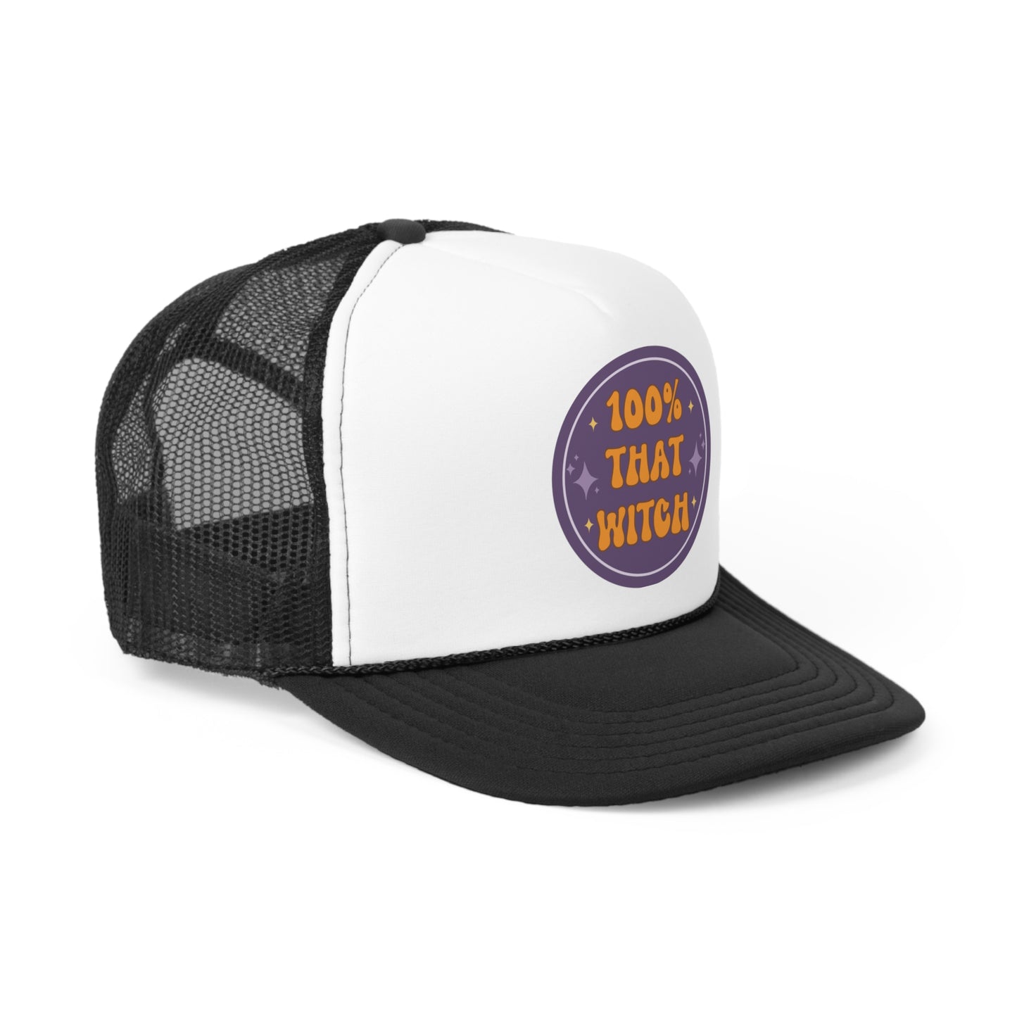 100% That Witch Halloween Trucker Hat