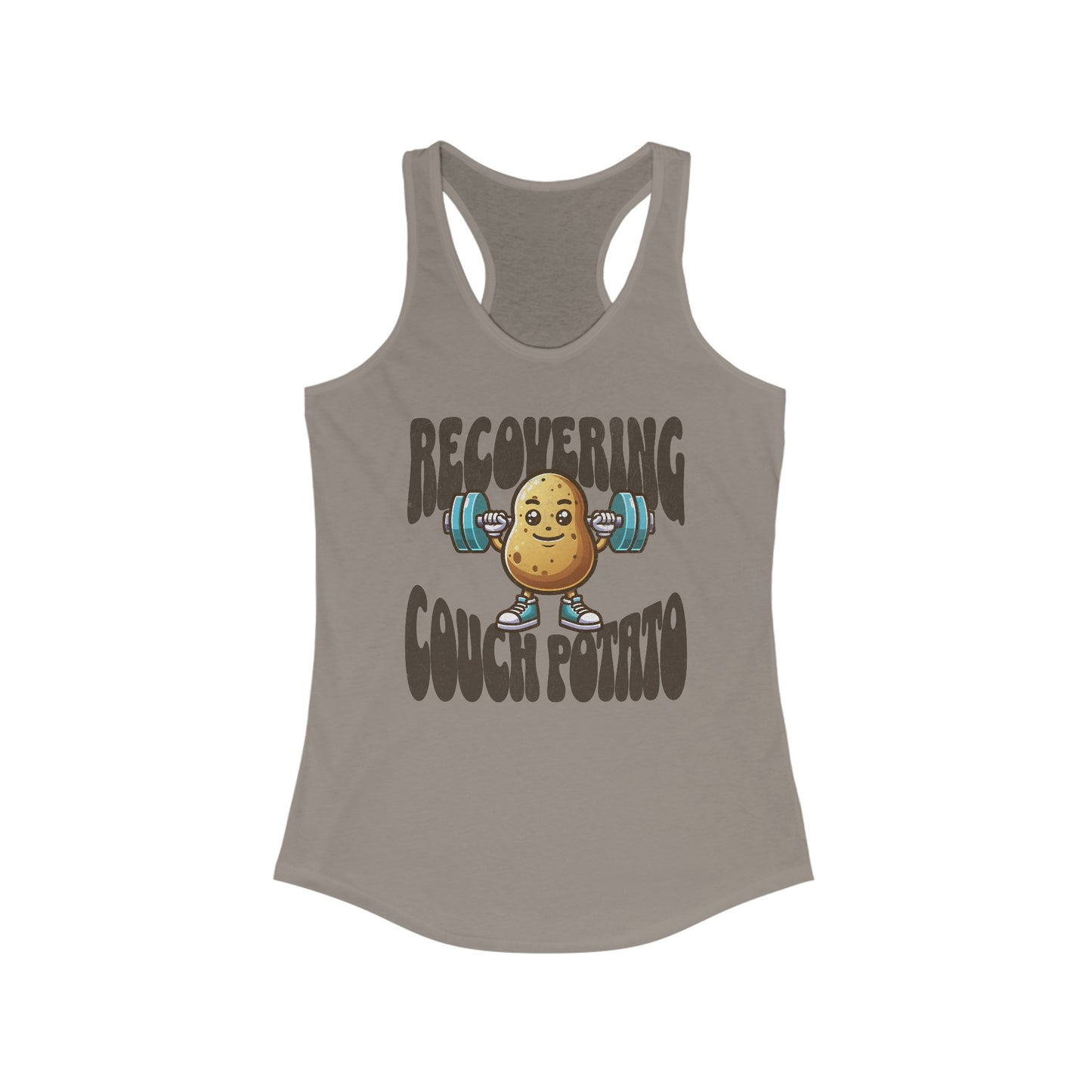 "Recovering Couch Potato" Gym Tank