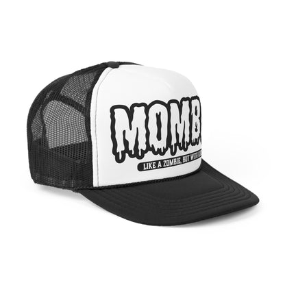 Black Mombie Halloween Trucker Hat