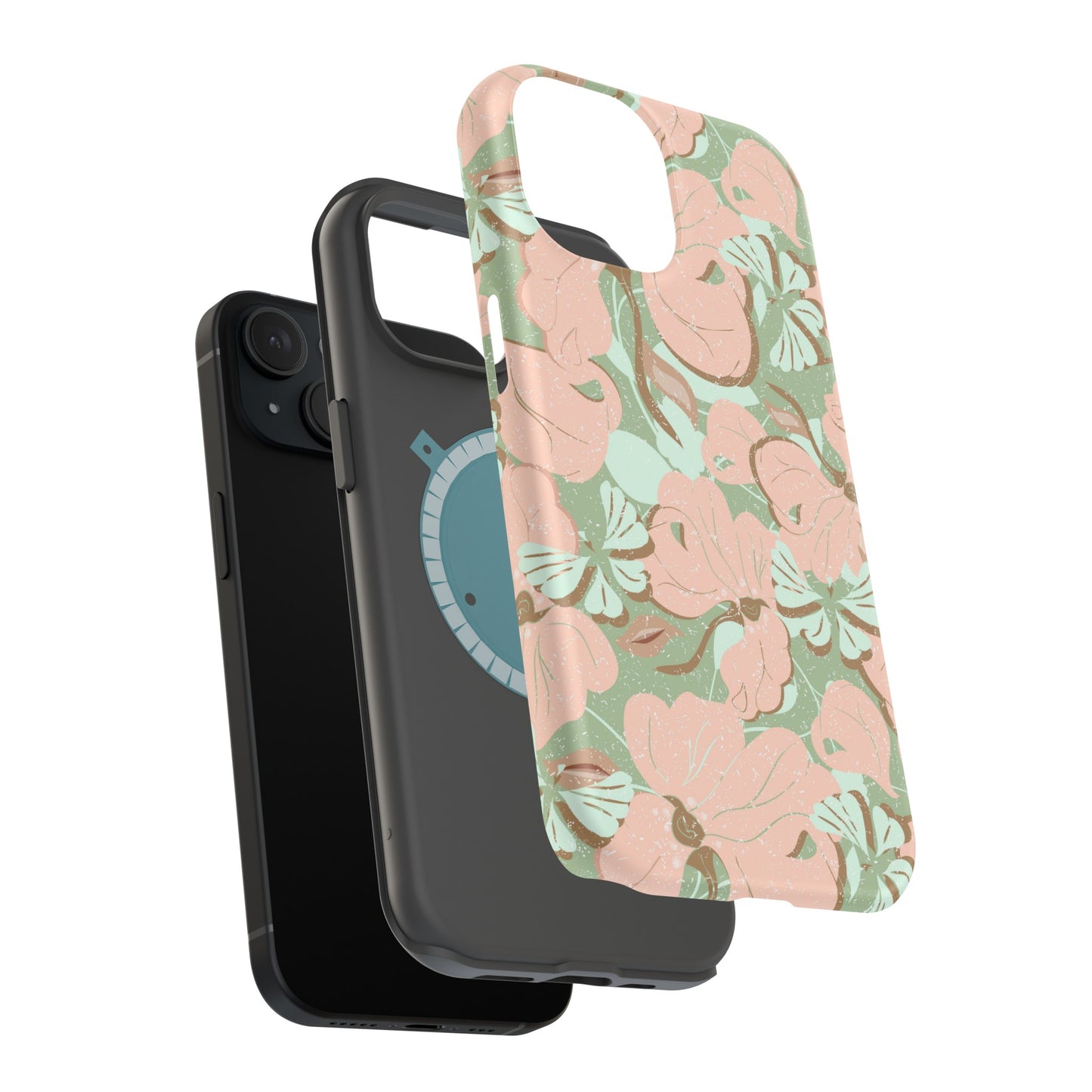 Peachy Petals - MagSafe Tough iPhone Case