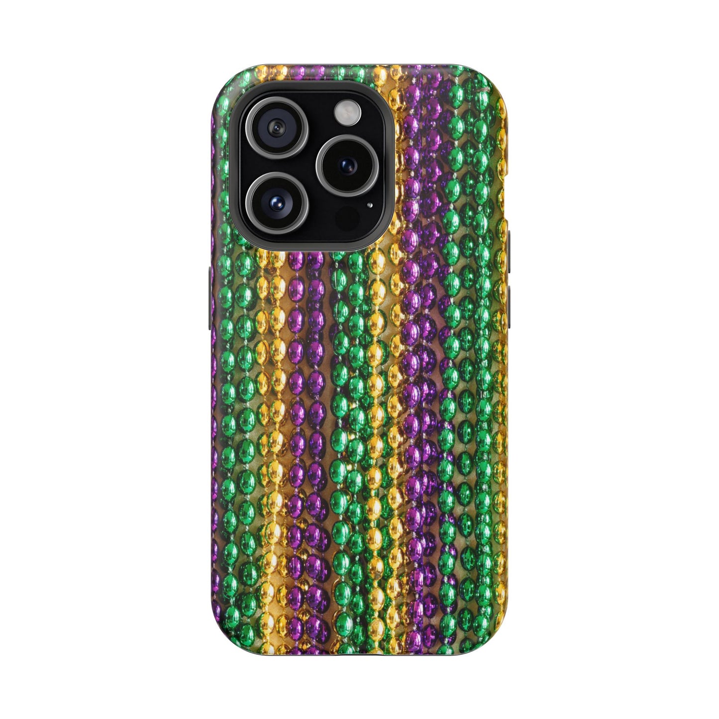 Mardi Gras Bead Print MagSafe Tough Case for iPhone