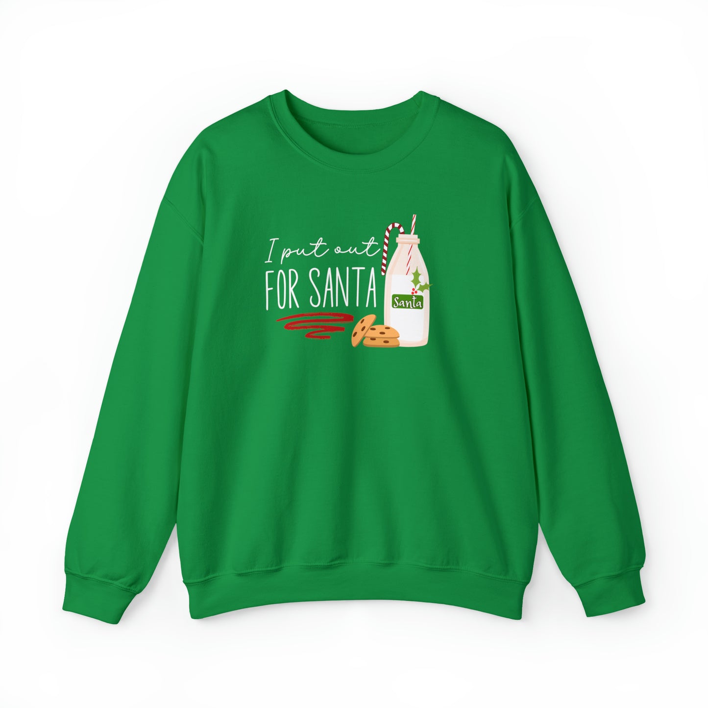 "I Put Out for Santa" Christmas Crewneck Sweatshirt