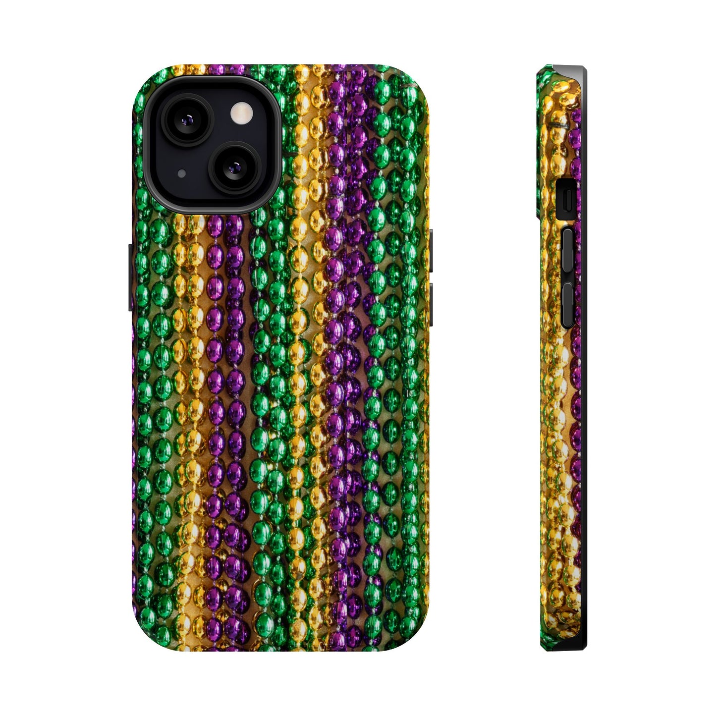 Mardi Gras Bead Print MagSafe Tough Case for iPhone