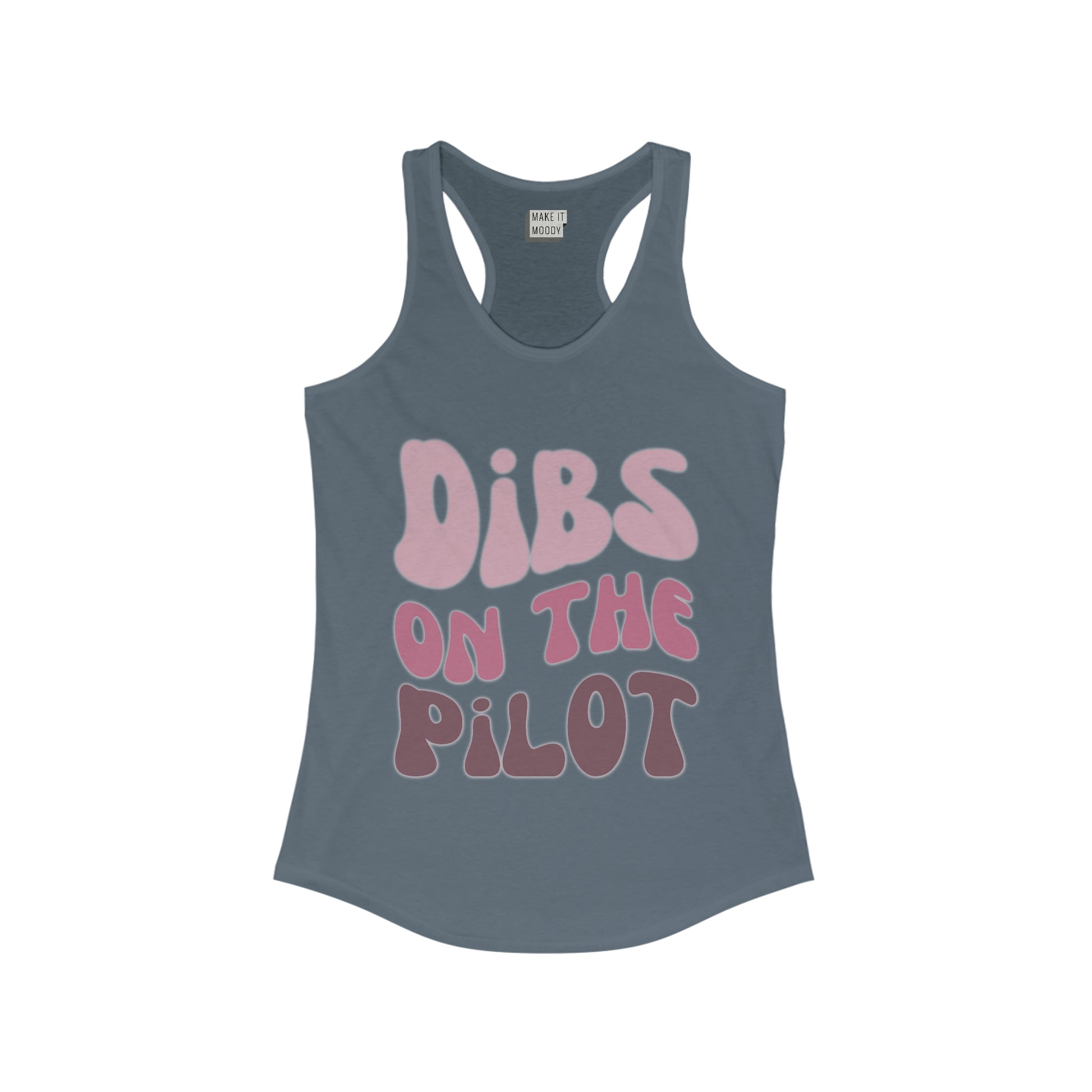 indigo funny aviation shirt, "dibs on the pilot"