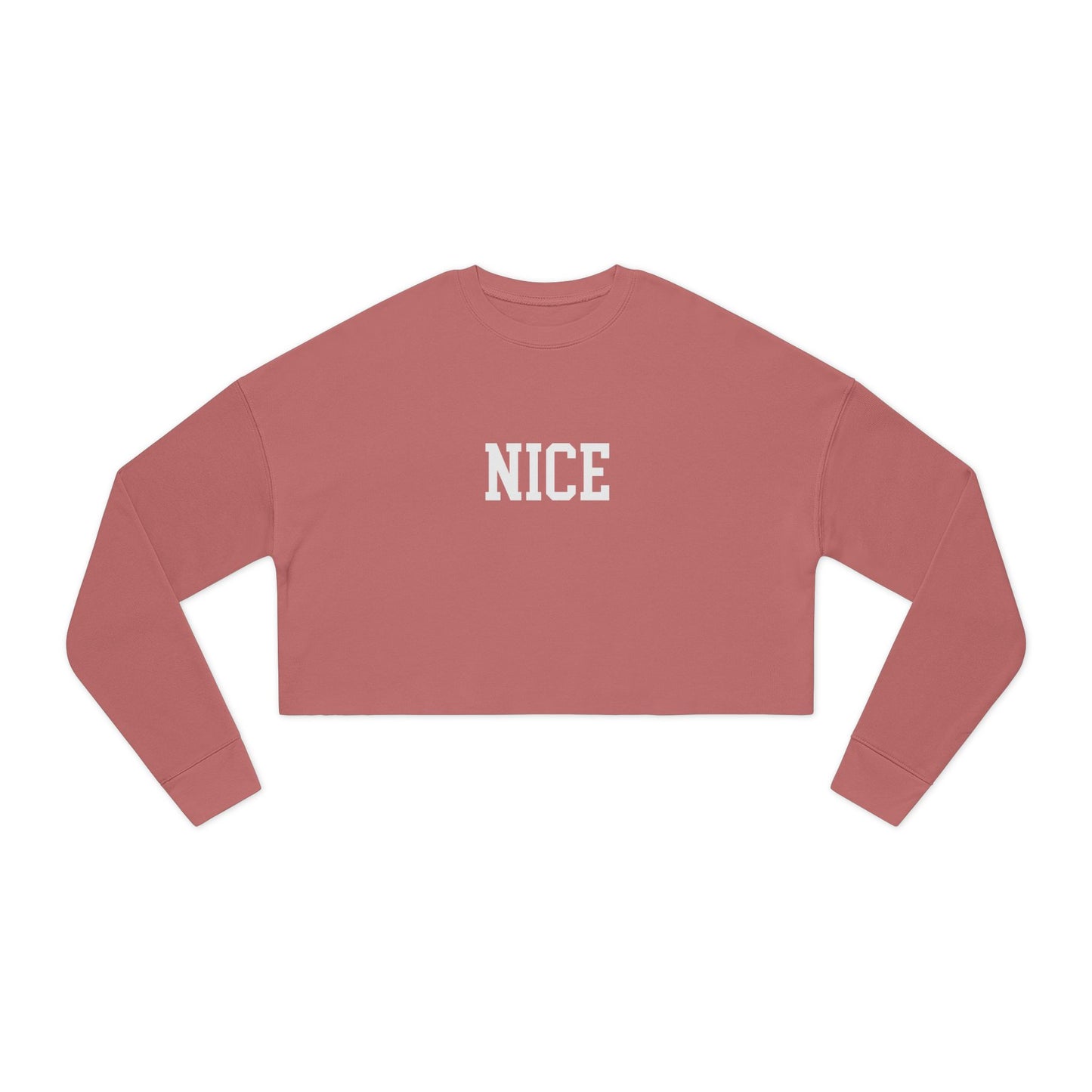 Naughty/Nice - Women's Cropped Christmas Sweatshirt